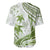 Lime Green Polynesia Baseball Jersey Polynesian Turtle Shark Tattoo Tropical Vintage LT14 - Polynesian Pride