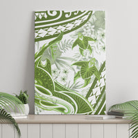 Lime Green Polynesia Canvas Wall Art Polynesian Turtle Shark Tattoo Tropical Vintage LT14 - Polynesian Pride