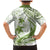 Lime Green Polynesia Family Matching Mermaid Dress and Hawaiian Shirt Polynesian Turtle Shark Tattoo Tropical Vintage LT14 - Polynesian Pride