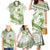 Lime Green Polynesia Family Matching Mermaid Dress and Hawaiian Shirt Polynesian Turtle Shark Tattoo Tropical Vintage LT14 - Polynesian Pride