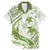 Lime Green Polynesia Family Matching Mermaid Dress and Hawaiian Shirt Polynesian Turtle Shark Tattoo Tropical Vintage LT14 Dad's Shirt - Short Sleeve Lime Green - Polynesian Pride