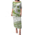 Lime Green Polynesia Family Matching Puletasi and Hawaiian Shirt Polynesian Turtle Shark Tattoo Tropical Vintage LT14 Mom's Dress Lime Green - Polynesian Pride