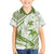 Lime Green Polynesia Family Matching Puletasi and Hawaiian Shirt Polynesian Turtle Shark Tattoo Tropical Vintage LT14 Son's Shirt Lime Green - Polynesian Pride