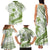 Lime Green Polynesia Family Matching Tank Maxi Dress and Hawaiian Shirt Polynesian Turtle Shark Tattoo Tropical Vintage LT14 - Polynesian Pride