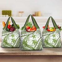 Lime Green Polynesia Grocery Bag Polynesian Turtle Shark Tattoo Tropical Vintage LT14 3-pack One Size Lime Green - Polynesian Pride