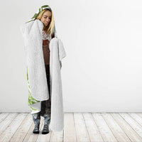 Lime Green Polynesia Hooded Blanket Polynesian Turtle Shark Tattoo Tropical Vintage LT14 - Polynesian Pride