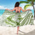 Lime Green Polynesia Sarong Polynesian Turtle Shark Tattoo Tropical Vintage