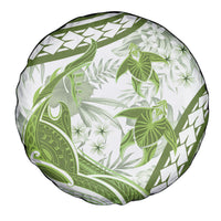 Lime Green Polynesia Spare Tire Cover Polynesian Turtle Shark Tattoo Tropical Vintage LT14 - Polynesian Pride