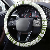 Lime Green Polynesia Steering Wheel Cover Polynesian Turtle Shark Tattoo Tropical Vintage LT14 - Polynesian Pride