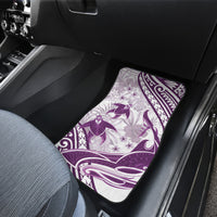 Purple Polynesia Car Mats Polynesian Turtle Shark Tattoo Tropical Vintage LT14 - Polynesian Pride