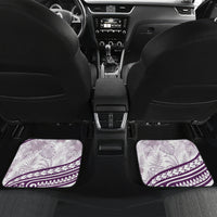 Purple Polynesia Car Mats Polynesian Turtle Shark Tattoo Tropical Vintage LT14 Set 2pcs - Back Purple - Polynesian Pride