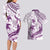 Purple Polynesia Couples Matching Long Sleeve Bodycon Dress and Hawaiian Shirt Polynesian Turtle Shark Tattoo Tropical Vintage LT14 - Polynesian Pride