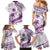 Purple Polynesia Family Matching Mermaid Dress and Hawaiian Shirt Polynesian Turtle Shark Tattoo Tropical Vintage LT14 - Polynesian Pride