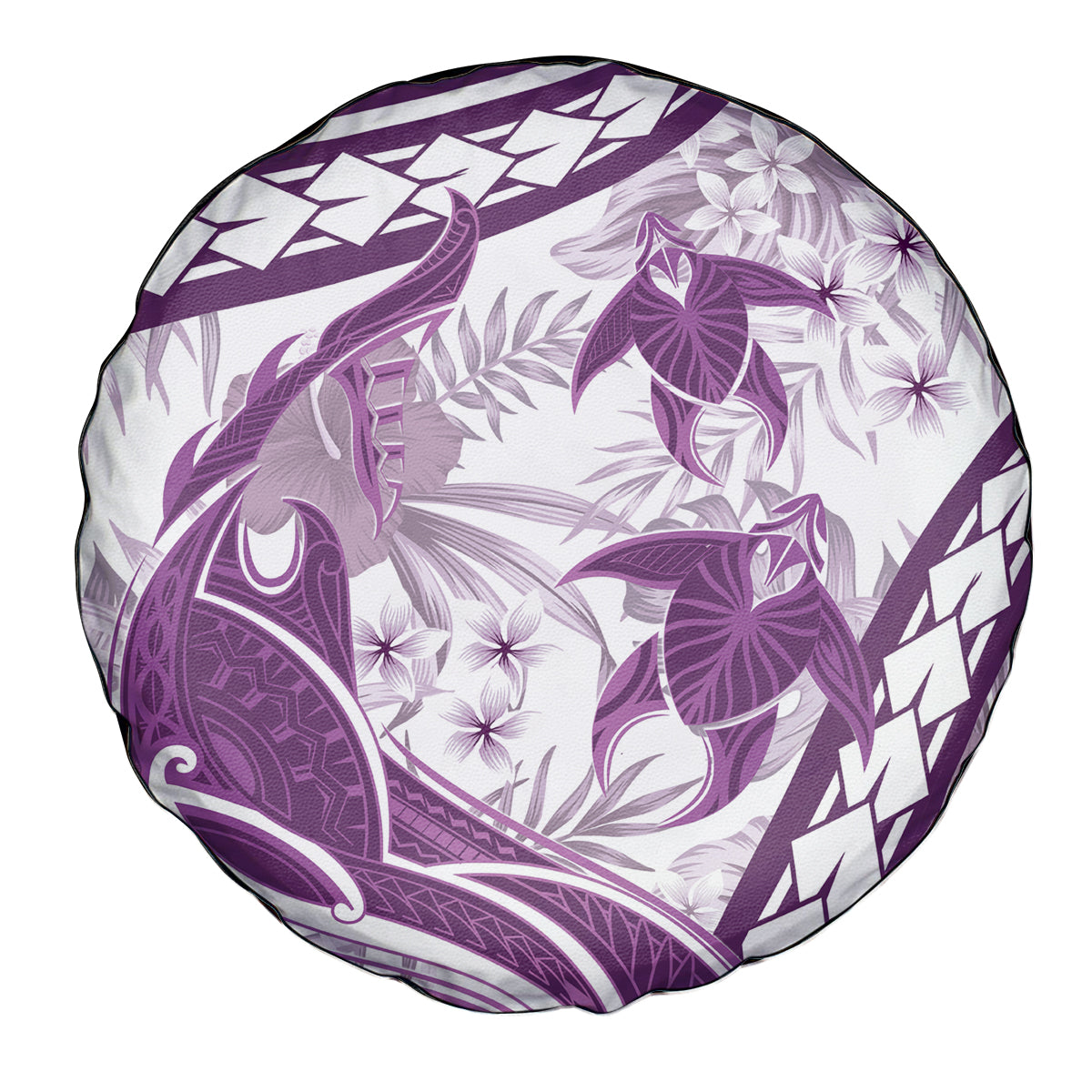 Purple Polynesia Spare Tire Cover Polynesian Turtle Shark Tattoo Tropical Vintage LT14 - Polynesian Pride