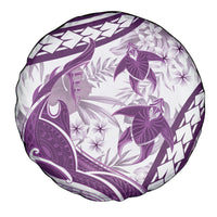 Purple Polynesia Spare Tire Cover Polynesian Turtle Shark Tattoo Tropical Vintage LT14 - Polynesian Pride