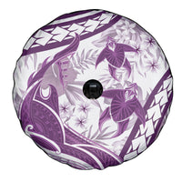 Purple Polynesia Spare Tire Cover Polynesian Turtle Shark Tattoo Tropical Vintage LT14 - Polynesian Pride