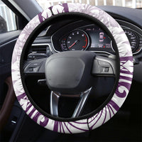 Purple Polynesia Steering Wheel Cover Polynesian Turtle Shark Tattoo Tropical Vintage LT14 - Polynesian Pride