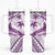 Purple Polynesia Tumbler With Handle Polynesian Turtle Shark Tattoo Tropical Vintage