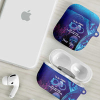 Polynesia Jellyfish Memorial Personalised AirPods Case Infinity Jellies Polynesian Pattern LT14 - Polynesian Pride