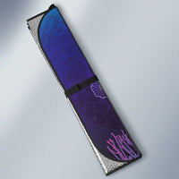 Polynesia Jellyfish Memorial Personalised Auto Sun Shade Infinity Jellies Polynesian Pattern LT14 - Polynesian Pride