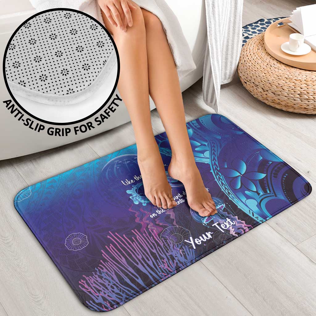 Polynesia Jellyfish Memorial Personalised Bathroom Set Infinity Jellies Polynesian Pattern LT14 - Polynesian Pride