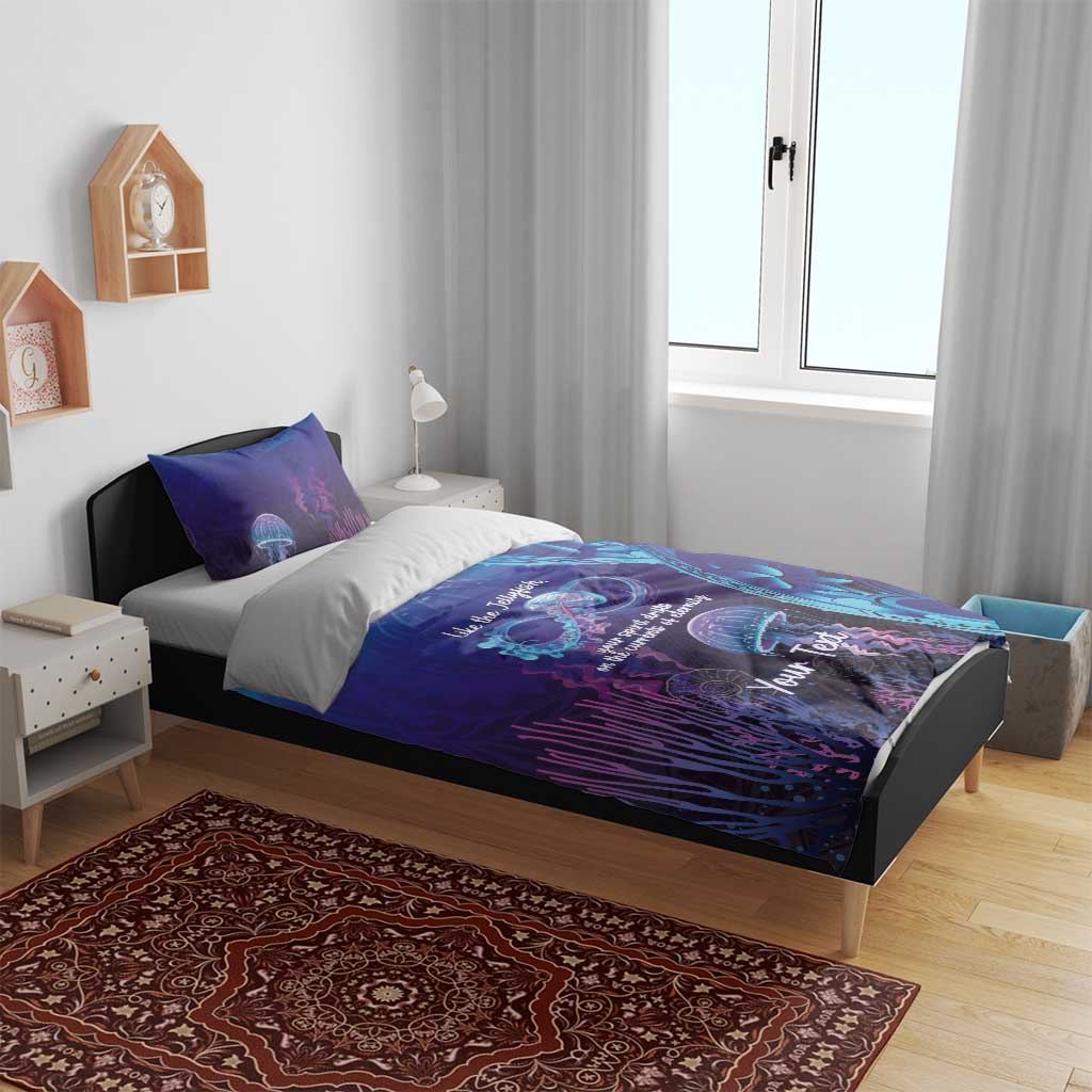 Polynesia Jellyfish Memorial Personalised Bedding Set Infinity Jellies Polynesian Pattern LT14 - Polynesian Pride