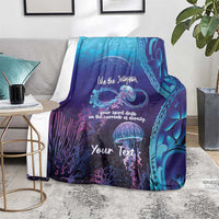 Polynesia Jellyfish Memorial Personalised Blanket Infinity Jellies Polynesian Pattern LT14 - Polynesian Pride
