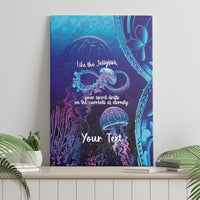 Polynesia Jellyfish Memorial Personalised Canvas Wall Art Infinity Jellies Polynesian Pattern LT14 - Polynesian Pride