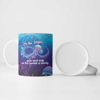 Polynesia Jellyfish Memorial Personalised Ceramic Mug Infinity Jellies Polynesian Pattern LT14 - Polynesian Pride