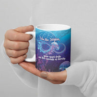 Polynesia Jellyfish Memorial Personalised Ceramic Mug Infinity Jellies Polynesian Pattern LT14 - Polynesian Pride