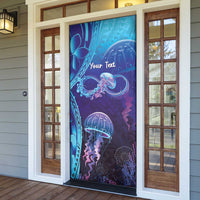 Polynesia Jellyfish Memorial Personalised Door Cover Infinity Jellies Polynesian Pattern LT14 - Polynesian Pride