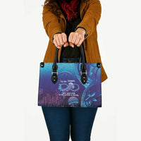 Polynesia Jellyfish Memorial Personalised Leather Bag Infinity Jellies Polynesian Pattern LT14 - Polynesian Pride