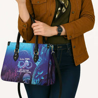 Polynesia Jellyfish Memorial Personalised Leather Bag Infinity Jellies Polynesian Pattern LT14 - Polynesian Pride