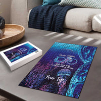 Polynesia Jellyfish Memorial Personalised Puzzle Infinity Jellies Polynesian Pattern LT14 - Polynesian Pride