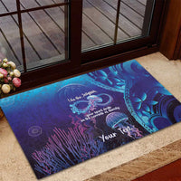Polynesia Jellyfish Memorial Personalised Rubber Doormat Infinity Jellies Polynesian Pattern LT14 - Polynesian Pride