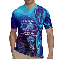 Polynesia Jellyfish Memorial Personalised Rugby Jersey Infinity Jellies Polynesian Pattern LT14 - Polynesian Pride
