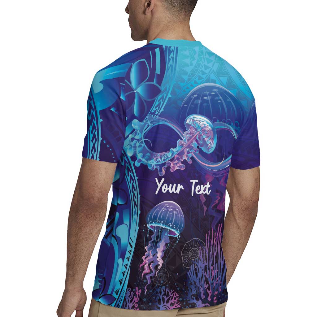 Polynesia Jellyfish Memorial Personalised Rugby Jersey Infinity Jellies Polynesian Pattern LT14 - Polynesian Pride