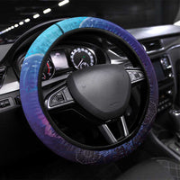 Polynesia Jellyfish Memorial Steering Wheel Cover Infinity Jellies Polynesian Pattern LT14 Universal Fit Purple - Polynesian Pride