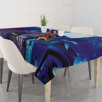 Polynesia Jellyfish Memorial Personalised Tablecloth Infinity Jellies Polynesian Pattern LT14 - Polynesian Pride