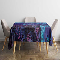 Polynesia Jellyfish Memorial Personalised Tablecloth Infinity Jellies Polynesian Pattern LT14 - Polynesian Pride