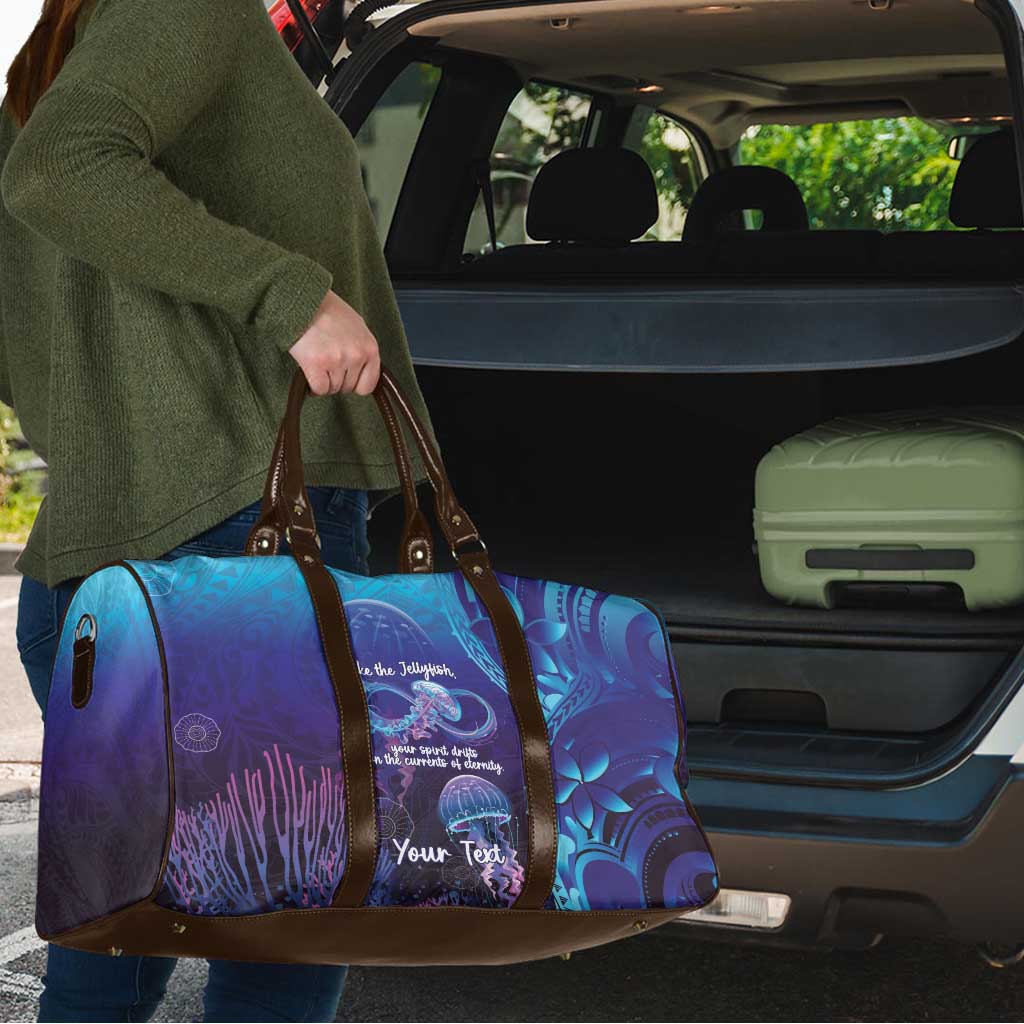 Polynesia Jellyfish Memorial Personalised Travel Bag Infinity Jellies Polynesian Pattern LT14 - Polynesian Pride