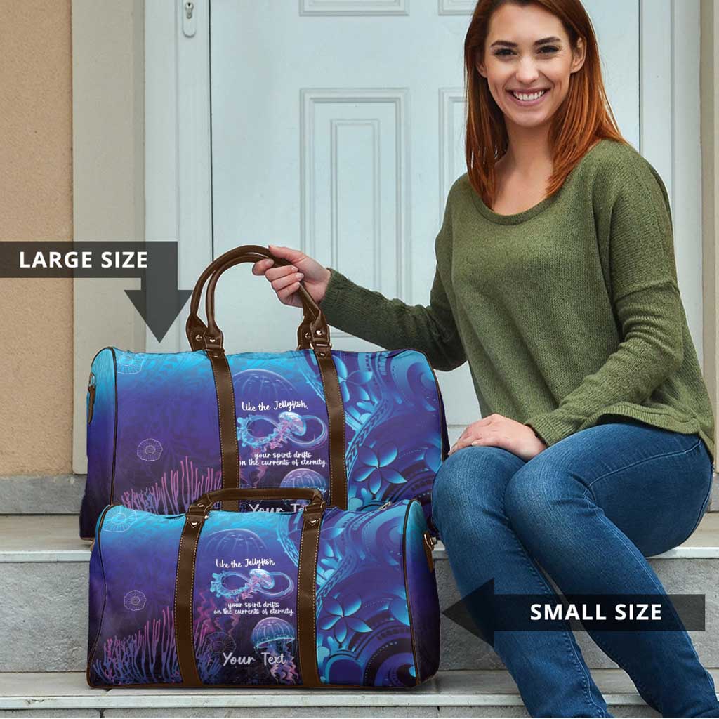 Polynesia Jellyfish Memorial Personalised Travel Bag Infinity Jellies Polynesian Pattern LT14 - Polynesian Pride