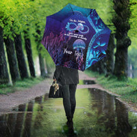 Polynesia Jellyfish Memorial Personalised Umbrella Infinity Jellies Polynesian Pattern LT14 - Polynesian Pride