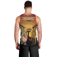 Australia And New Zealand ANZAC Men Tank Top Aussie Kangaroo With Aotearoa Kiwi Lest We Forget LT14 - Polynesian Pride