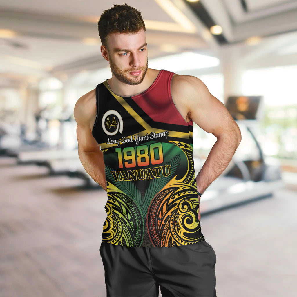 Vanuatu 1980 Men Tank Top Hapi 44 Yia Indipendens Anivesari