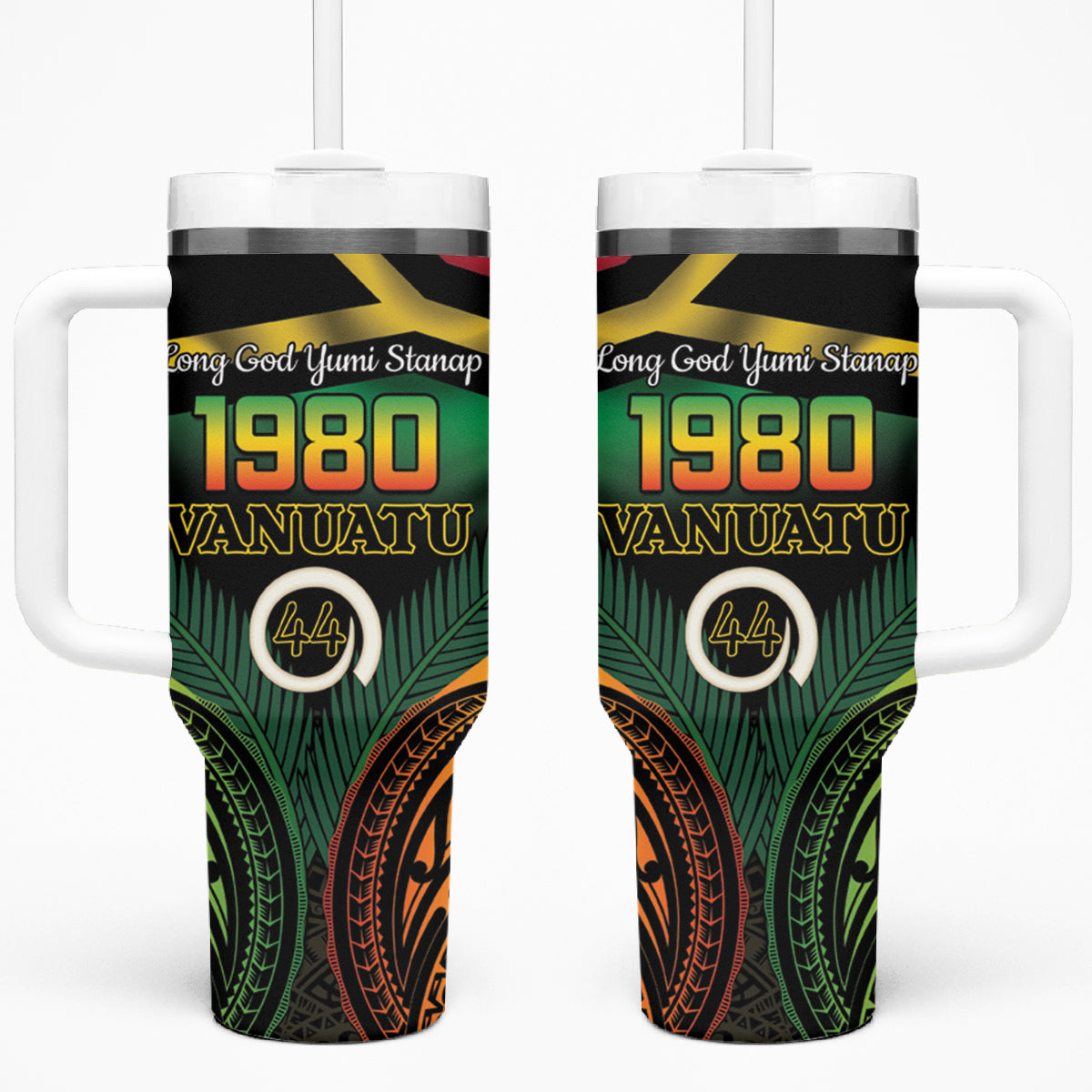 Vanuatu 1980 Tumbler With Handle Hapi 44 Yia Indipendens Anivesari