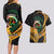 Personalised Vanuatu Independence Day Couples Matching Long Sleeve Bodycon Dress and Hawaiian Shirt July 30 Vanuatuan Pig Tusk