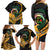 Personalised Vanuatu Independence Day Family Matching Long Sleeve Bodycon Dress and Hawaiian Shirt July 30 Vanuatuan Pig Tusk