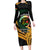 Personalised Vanuatu Independence Day Family Matching Long Sleeve Bodycon Dress and Hawaiian Shirt July 30 Vanuatuan Pig Tusk