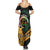 Personalised Vanuatu Independence Day Family Matching Summer Maxi Dress and Hawaiian Shirt July 30 Vanuatuan Pig Tusk